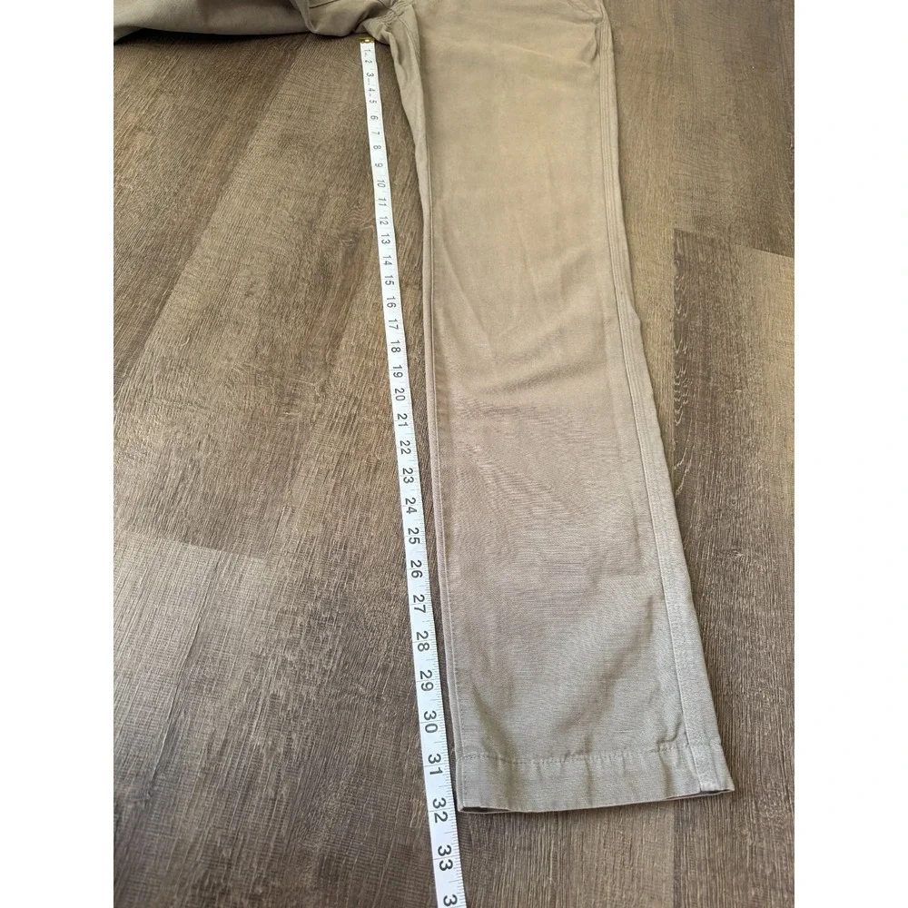 Taylor Stitch Khaki Chino Pants Mens Size 31 Slim Straight Organic Cotton Casual